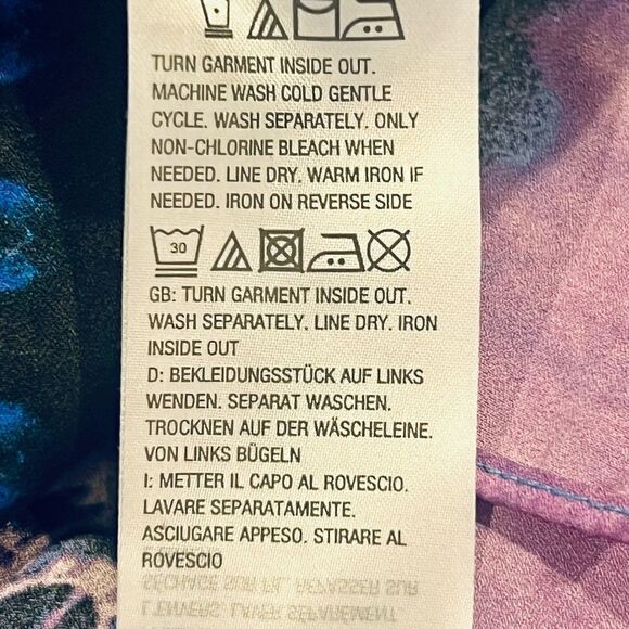 NWOT Bob Mackie Poncho Style Blouse Sz 1X - Picture 9 of 9